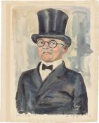 Rudolf Schlichter. „Bildnis O. St.". 1927