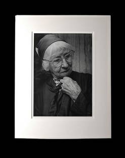 Ansel Adams – Imogen Cunningham, 1975 (Silver Gelatin)