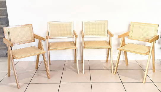 Attrib. to Pierre Jeanneret – Set of Chairs