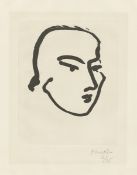 Henri Matisse. „Nadia. Visage aux yeux obliques". 1948