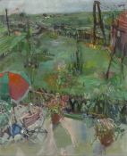 Bernhard Heisig. Ausblick in Warnau. 1978