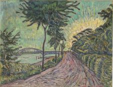 Theo von Brockhusen. Havelbrücke bei Baumgartenbrück. Um 1913/14