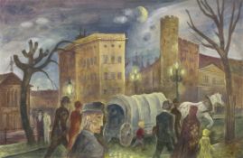 Albert Birkle. „Am Kronprinzen Ufer Berlin". 1924