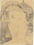 Gerhard Altenbourg. „Die Fußstapfen: Diese Schritte ins Schweigen". 1981