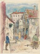 Rudolf Schlichter. „Vorstadt". Um 1929/30