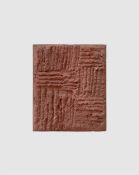 Hermann Glöckner. Rostbraune Fläche mit Parallelzügen. 1964