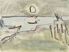 Karl Schmidt-Rottluff. Ostseelandschaft. Wohl 1970er-Jahre