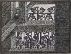 Hermann Waldenburg. „Plantage mit Blüten" („Architektur und Vegetation"). 1977