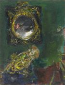 Bernhard Heisig. „Alte Trompete vor altem Spiegel". 1997