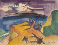 Karl Schmidt-Rottluff. „Auf Capri". 1924