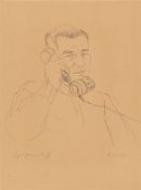 Rudolf Schlichter. „Bildnis Egon Erwin Kisch". Um 1930