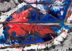 Fred Thieler. „Geteiltes Blau-Rot". 1991